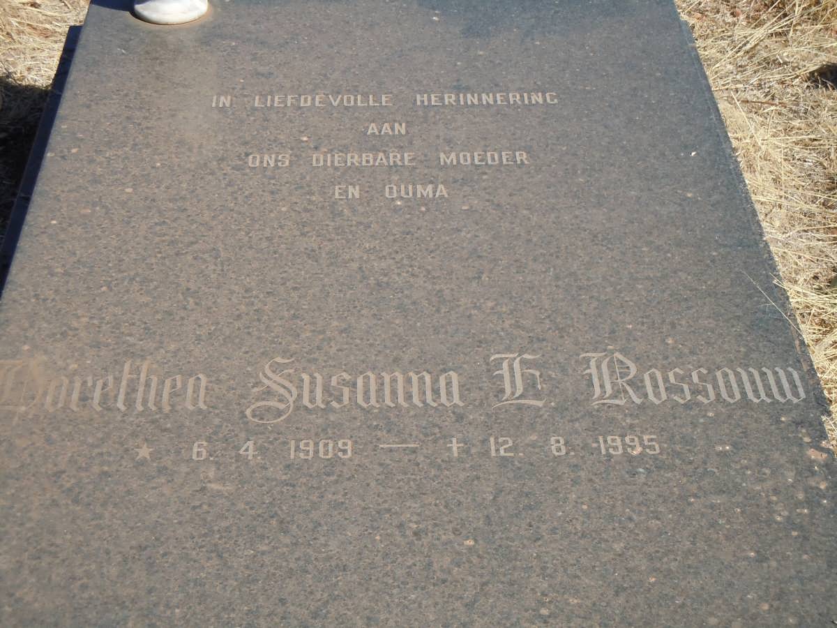 ROSSOUW Dorethea Susanna E. 1909-1995