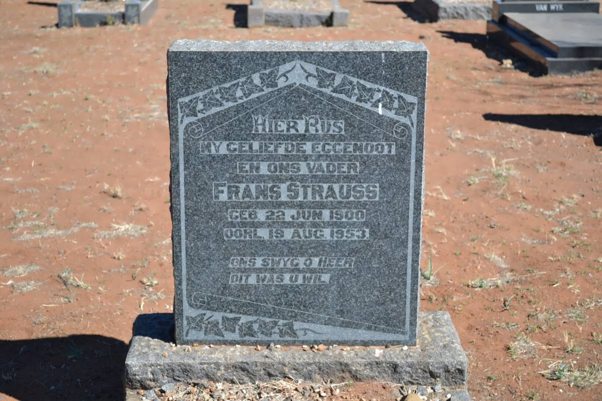 STRAUSS Frans 1900-1953