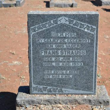 STRAUSS Frans 1900-1953