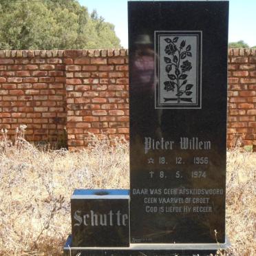 SCHUTTE Pieter Willem 1956-1974