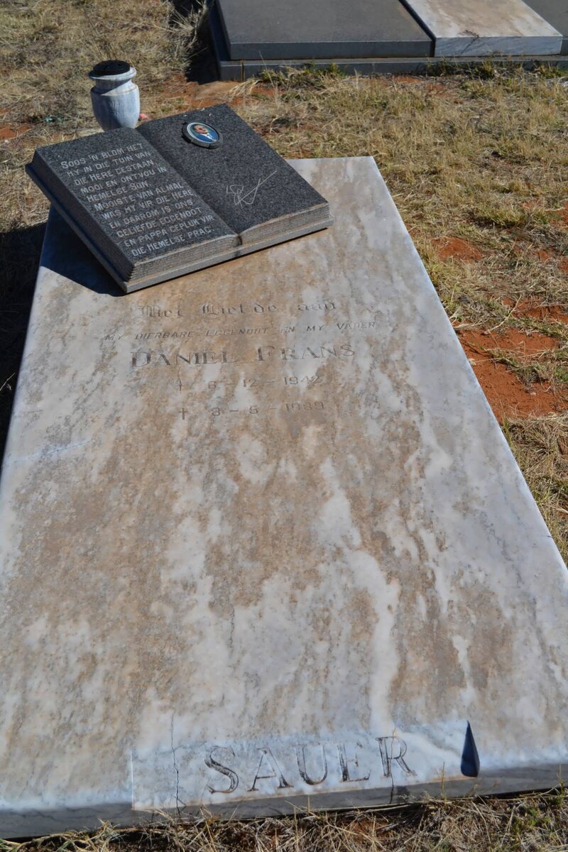SAUER Daniel Frans 1942-1989
