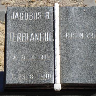 TERBLANCHE Jacobus B. 1903-1990