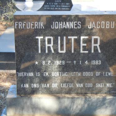 TRUTER Frederik Johannes Jacobus 1929-1983