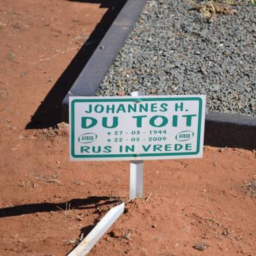 TOIT Johannes H.,du 1944-2009