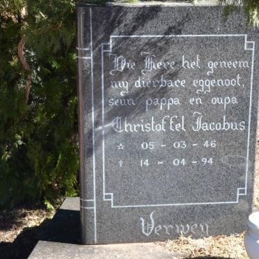 VERWEY Christoffel Jacobus 1946-1994