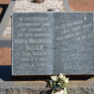 VOSSER Maria Magdalena nee VISSER 1924-1957