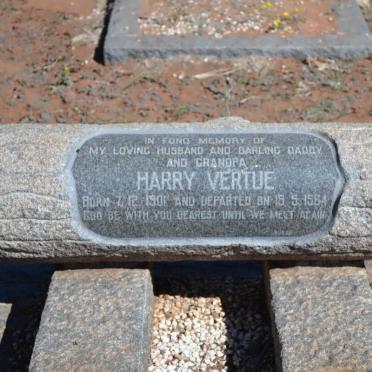 VERTUE Harry 1901-1964