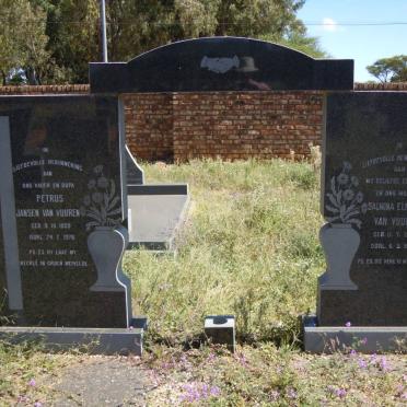 VUUREN Petrus, Jansen van 1899-1978 &amp; Salmina Elizabeth 1905-1974