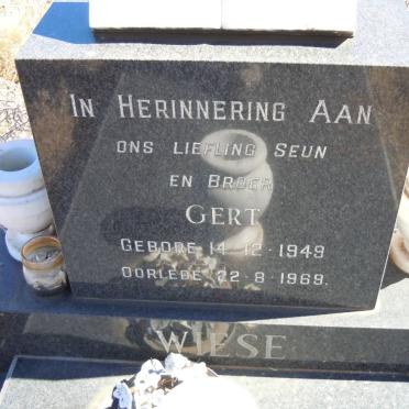 WIESE Gert 1949-1969