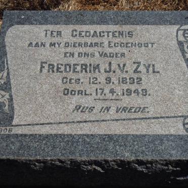 ZYL Frederik J.,van 1892-1949