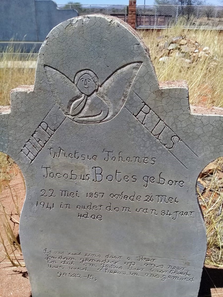 BOTES Wietsie Johannes Jacobus 1857-1941