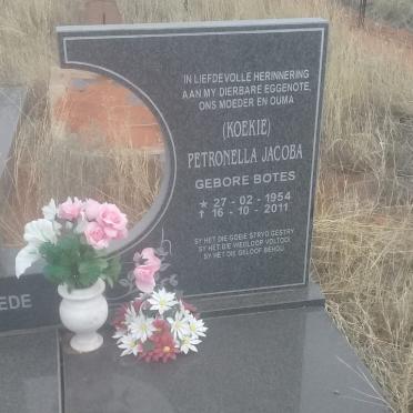 BOTES Petronella Jacoba nee BOTES 1954-2011