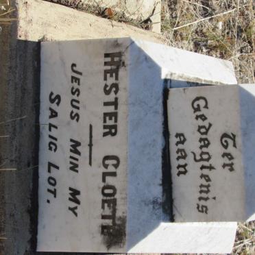 CLOETE Hester