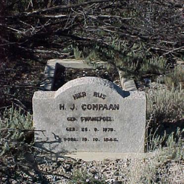 COMPAAN H.J. nee SWANEPOEL 1878-1945