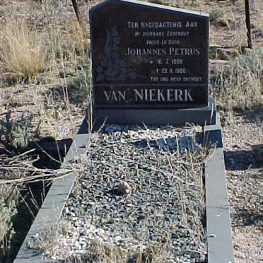 NIEKERK Johannes Petrus, van 1908-1980