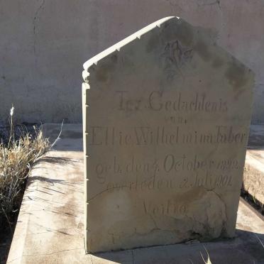 FABER Ellie Wilhelmina 1899-1901