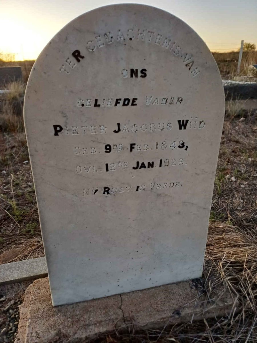 WIID Pieter Jacobus 1843-1926