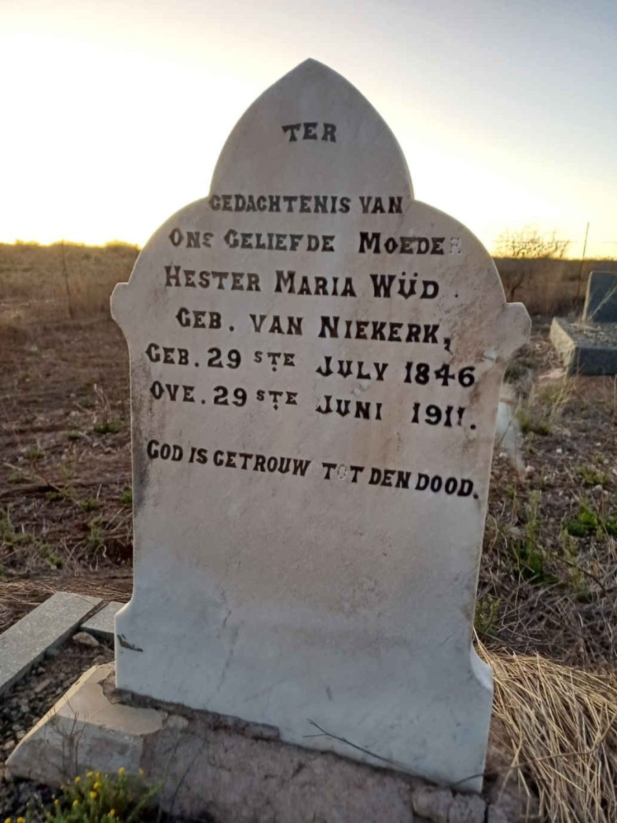 WIID Hester Maria nee VAN NIEKERK 1846-1911