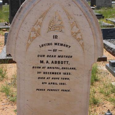 ABBOTT M.A. 1823-1901