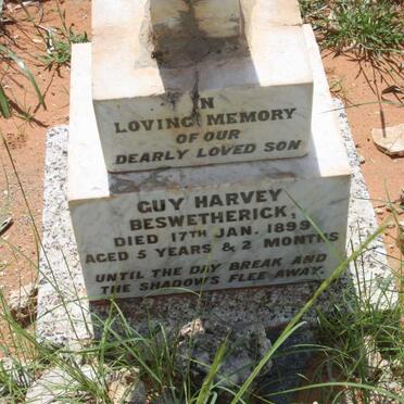 BESWETHERICK Guy Harvey 1899-1899