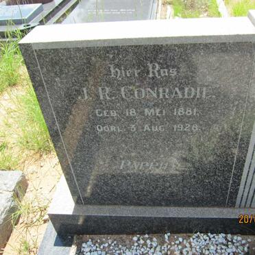 CONRADIE J.R. 1881-1928