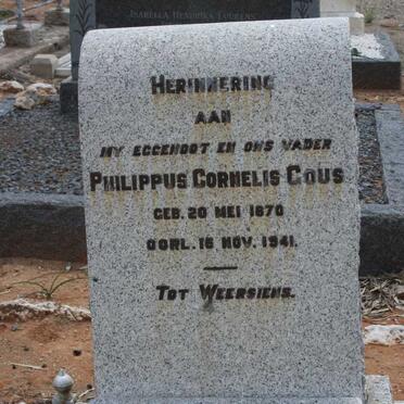 GOUS Phillipus Cornelis1870-1941