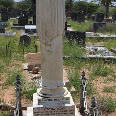 GERS Bertha 1880-1902 :: GERS Minna 1884-1902