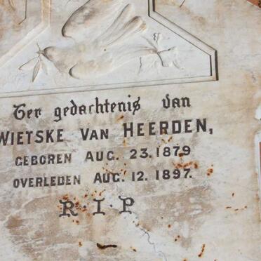 HEERDEN Wietske, van 1879-1897