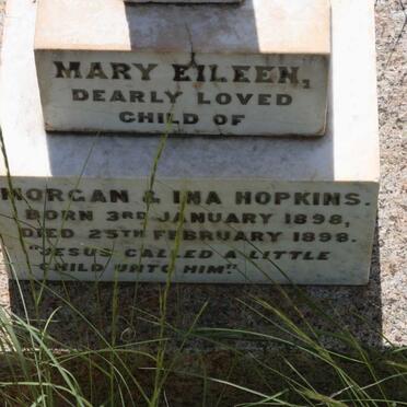 HOPKINS Mary Eileen 1898-1898