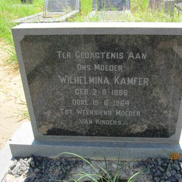KAMFER Wilhelmina 1886-1964