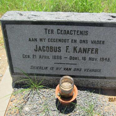 KANFER Jacobus F. 1886-1945