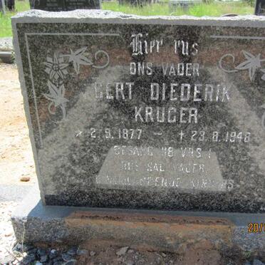 KRUGER Gert Diederik 1877-1948