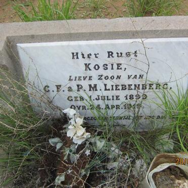 LIEBENBERG Kosie 1899-1919