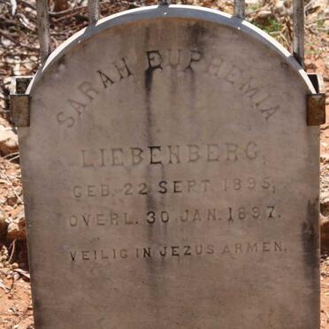 LIEBENBERG Sara Euphemia 1895-1897