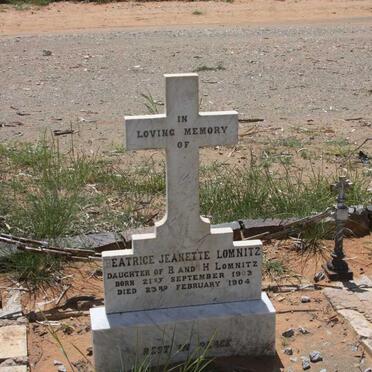 LOMNITZ Beatrice Jeanette 1903-1904
