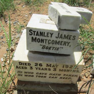 MONTGOMERY Stanley James -1923