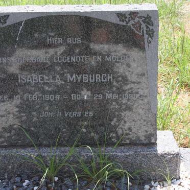 MYBURGH Isabella 1904-19??