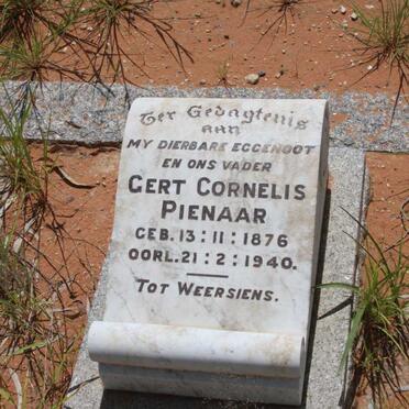 PIENAAR Gert Cornelis 1876-1940