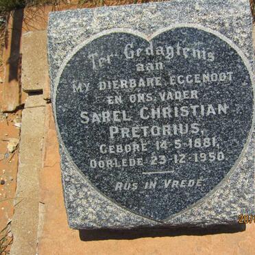 PRETORIUS Sarel Christian 1881-1950