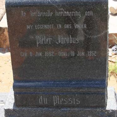 PLESSIS Pieter Jacobus, du 1882-1952