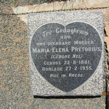 PRETORIUS Maria Elena 1881-1955