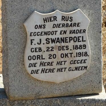 SWANEPOEL F.J. 1889-1918