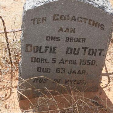 TOIT Dolfie, du -1950