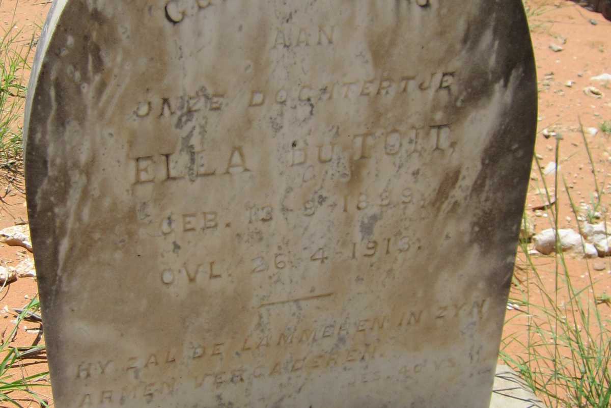 TOIT Ella, du 1899-1913