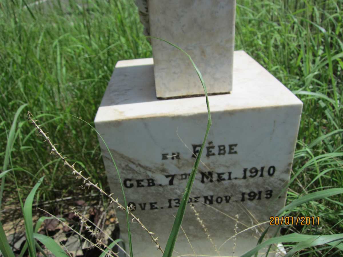 TOIT Fébe, du 1910-1913