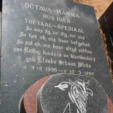 TOIT Le Roy Johannes, du 1935-2004 &amp; Elsabè Octavia WHITE 1936-1992