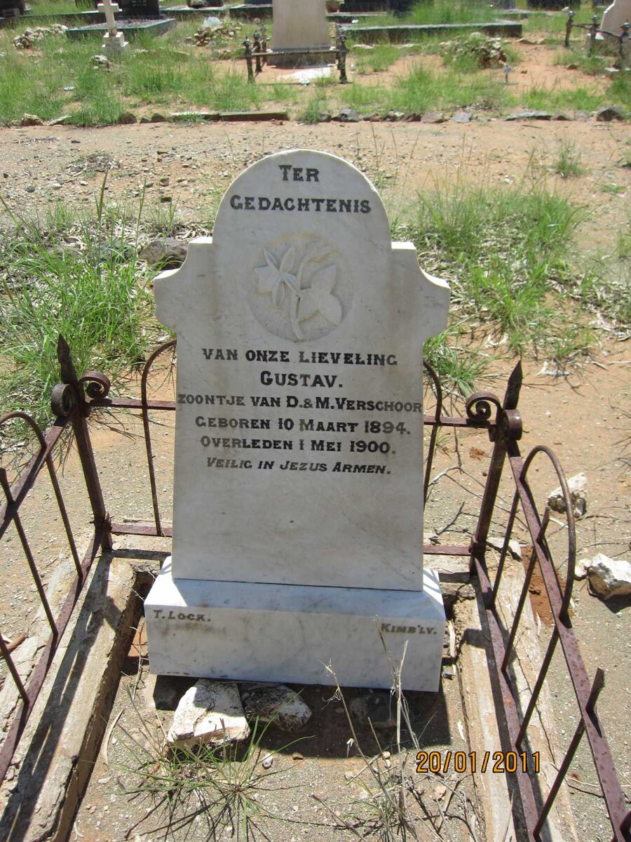 VERSCHOOR Gustav 1894-1900