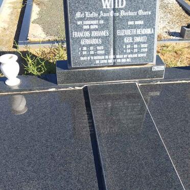 WIID Francois Johannes Gerhardus 1923-2003 & Elizabeth Hendrika SWART 1932-2018