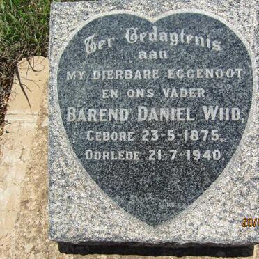 WIID Barend Daniel 1875-1940