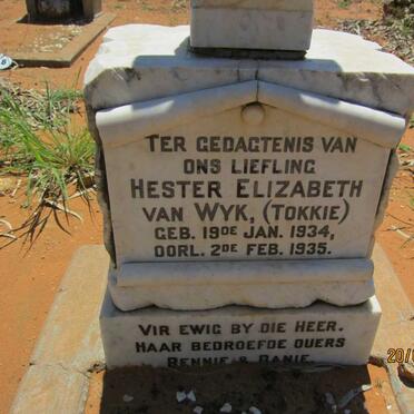 WYK Hester Elizabeth, van 1934-1935